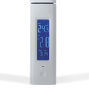 L. mesa dimerizable de 9w de led con reloj+alm.+temp. y USB