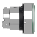 XB4 - Cabezal pulsador luminoso, sin led, verde