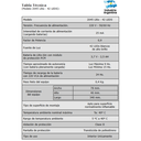 Luminaria Aut. 42 Led's blancos de alto brillo - Batería de Litio Ion - Ultra Slim -   Autonomía 15/9Hs. - 2 niveles de iluminación 