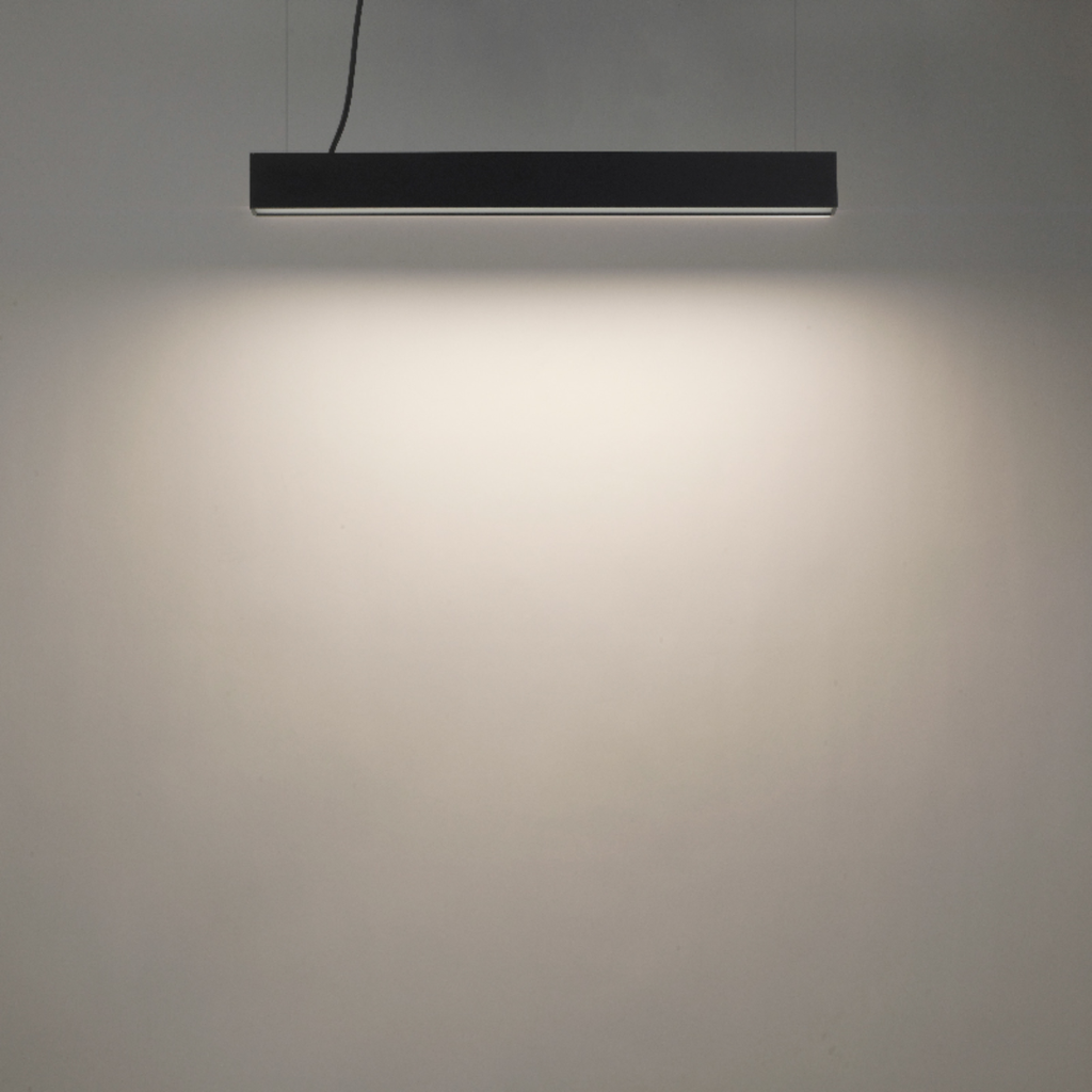 PERFIL LINEAL LED DYNA 25W 1200MM 3CCT NEGRO LEUK