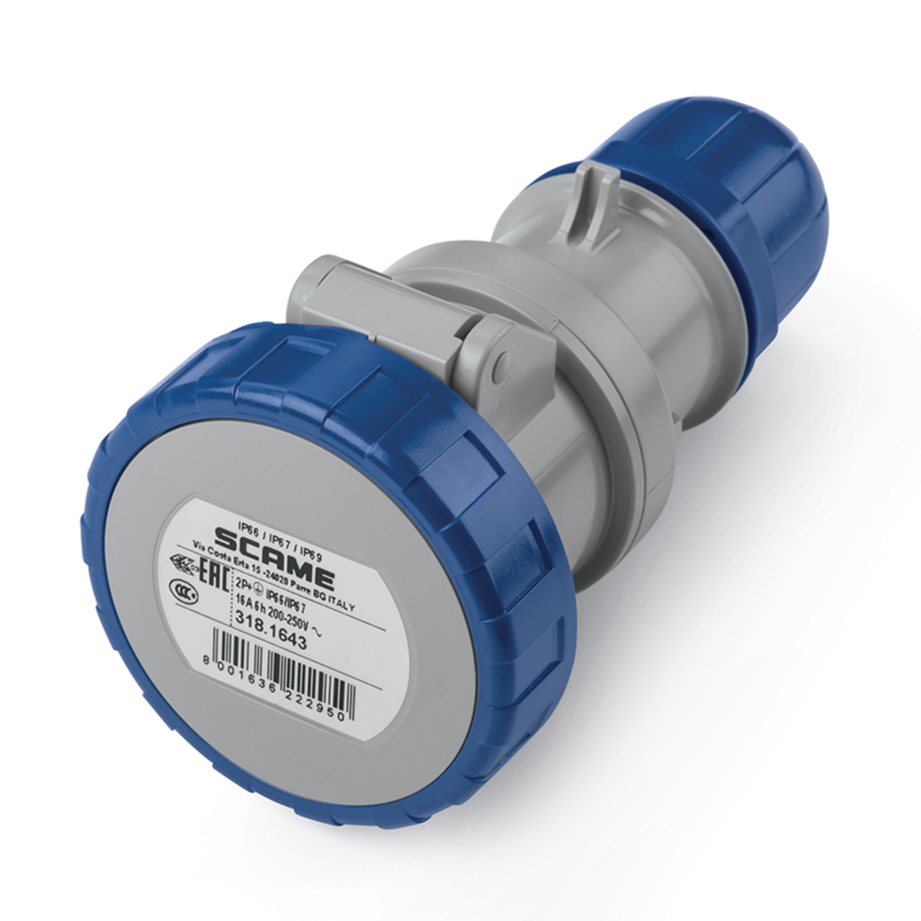 ACOPLE IP44 2P+T 16A 220V 6H