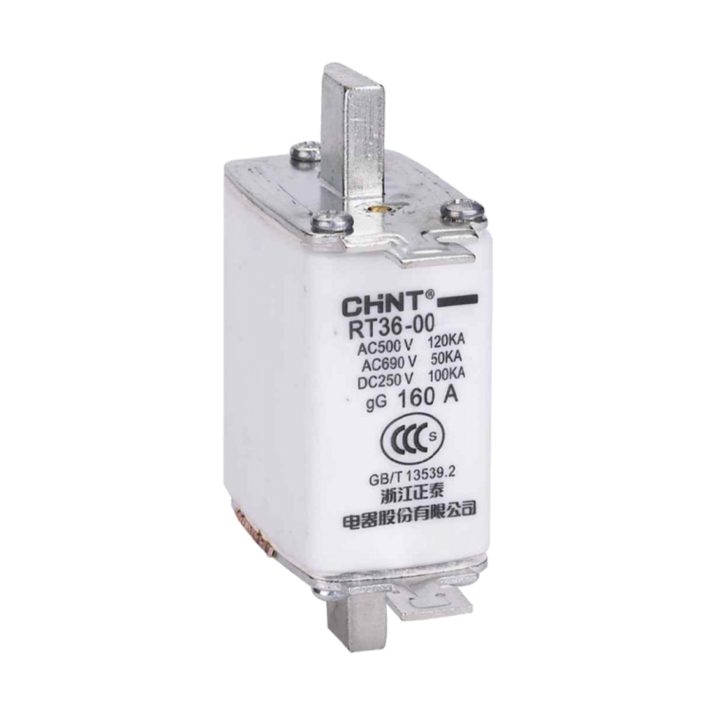 FUSIBLE TIPO NH - Tamaño: 00 - In: 100A gG - Icc: 120kA @ 500VCA, 100kA @ 250VCC