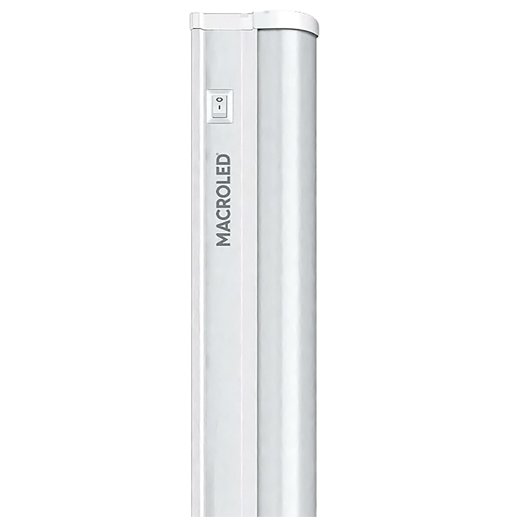 LISTON LED T5 PVC INTERCONECTABLE CON INTERRUPTOR - AC175-265V - FP0.95 - IP20 - 120cm 18W - CALIDO