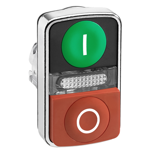 [SCHZB4BW7L3741] CABEZAL DOBLE LUM VERDE I/ROJO O SAL